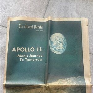 Apollo 11 Man’s Journey To Tomorrow 1969 moon landing guide.